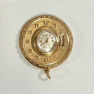 Vintage Gold Tone Pendant Watch