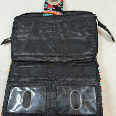 Vera Bradley Paisley Quilted Fabric Turnlock Wallet