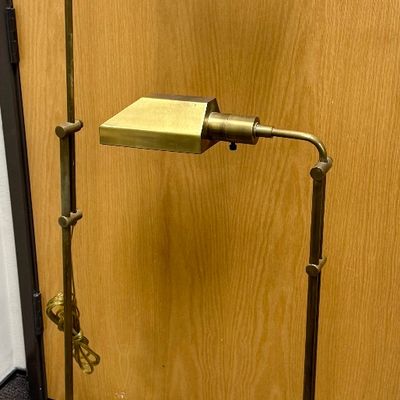 Pair of Stiffel MCM Vintage Brass Pharmacy Reading Lamps