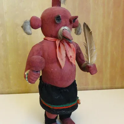Sale Photo Thumbnail #285: Mudhead kachina by Louis Honwytewa