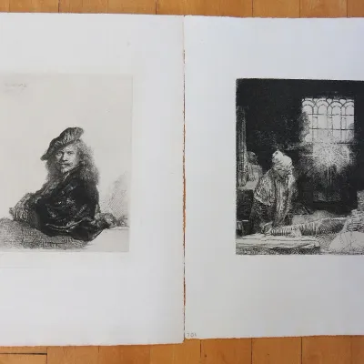 Sale Photo Thumbnail #451: Rembrandt museum prints