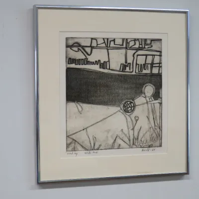 Sale Photo Thumbnail #439: Ralph Arnold "Wash Day" 1968 artist proof