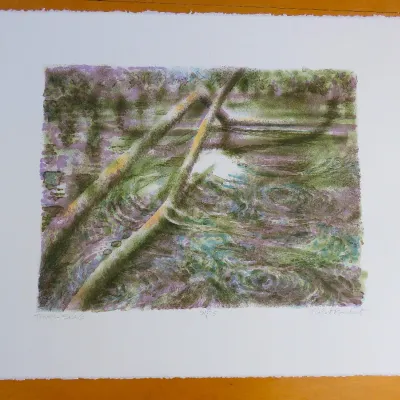Sale Photo Thumbnail #499: Robert Burkert "River Snag"