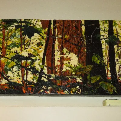 Sale Photo Thumbnail #342: Jan Serr "Near the White Oak" oil painting