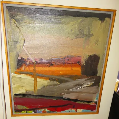 Sale Photo Thumbnail #354: Roland Ginzel untitled painting