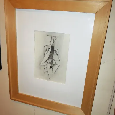 Sale Photo Thumbnail #340: Ben Benson cubist drawing