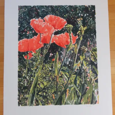 Sale Photo Thumbnail #494: William Nichols "Poppies"