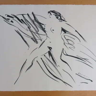 Sale Photo Thumbnail #513: Reuben Nakian "Leda & the Swan"