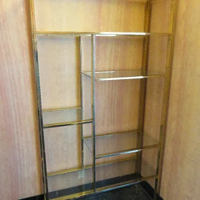 Sale Photo Thumbnail #17: Mid-century brass etagere