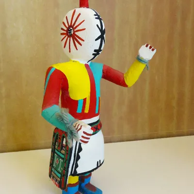 Sale Photo Thumbnail #312: Zuni warrior kachina
