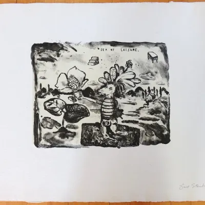 Sale Photo Thumbnail #467: Fred Stonehouse "Sea of Leisure"