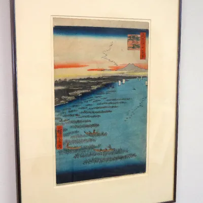 Sale Photo Thumbnail #448: Utagawa Hiroshige "Samezu Coast in South Shinagawa" 1857
