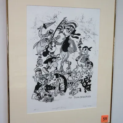 Sale Photo Thumbnail #431: Tom Chicago "Manifest Disney" artist proof