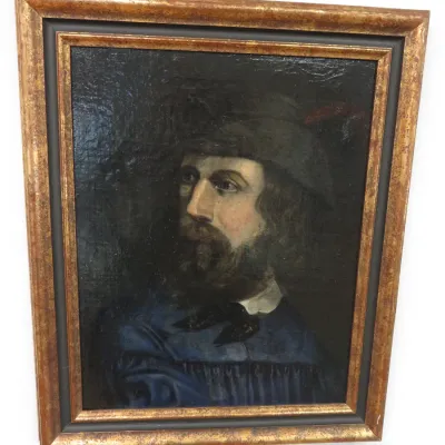 Sale Photo Thumbnail #444: unknown artist portrait of Frederick Hecker