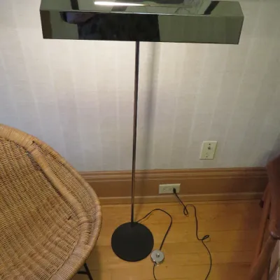 Sale Photo Thumbnail #578: Mid-century chrome floor lamp