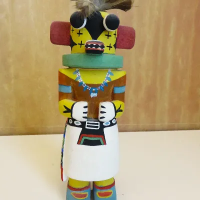 Sale Photo Thumbnail #276: Hopi cottonwood bear kachina