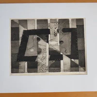 Sale Photo Thumbnail #505: Fanny Hillsmith "Study Number 5" 1947