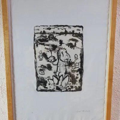 Sale Photo Thumbnail #171: Fred Stonehouse "Black Iguanas" Artist proof