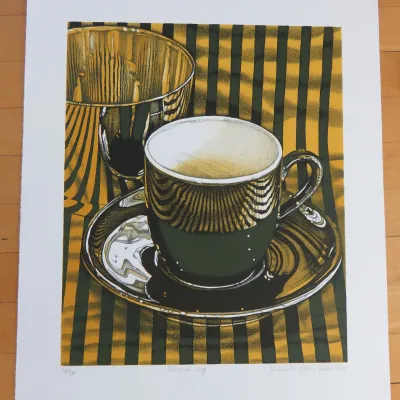 Sale Photo Thumbnail #511: Jeanette Sloan "Black Cup"