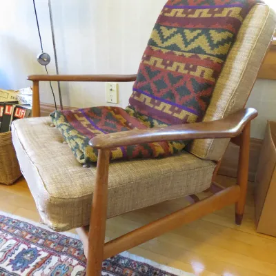 Sale Photo Thumbnail #407: Mid-century Arne Vodder adjustable lounge chair