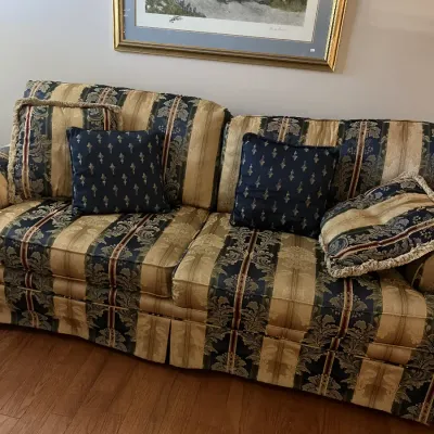 Sale Photo Thumbnail #66: Vintage Sofa in Excellent Condition, Endless Slipcover Potential 