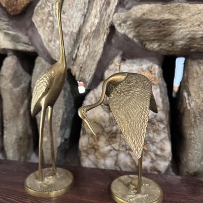 Sale Photo Thumbnail #58: Another set of brass sculptures 