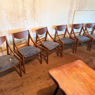 MCM Stanley Furniture Chairs, Set of (6) Professionaly Restored