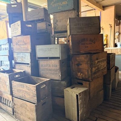 Beer and soda crates!