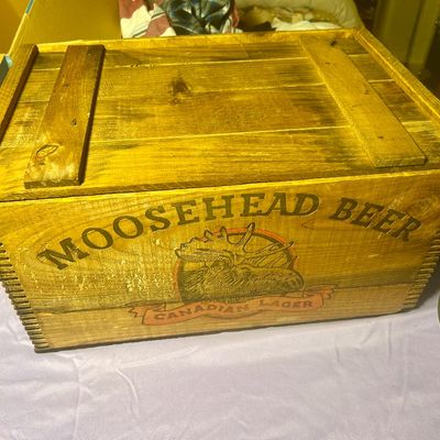 Sale Photo Thumbnail #35: Vintage Wooden Beer Crate