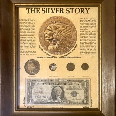 Sale Photo Thumbnail #29: Vintage Silver Currency