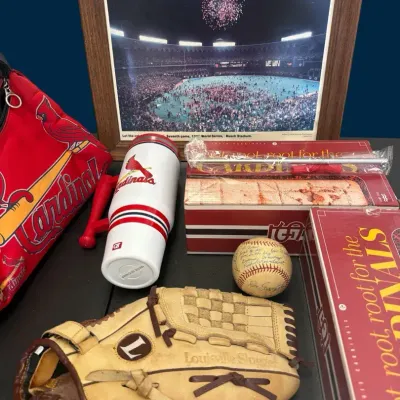 St. Louis Cardinals Memorabilia Lot & Signed Baseball