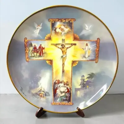 Antonio Barzoni “The Life of Christ” Franklin Mint Limited Edition 24K Gold Accented Porcelain Colle