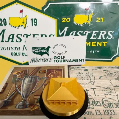 6-Pc Masters & Augusta National Golf Décor Collection
