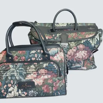 Atlantic Floral Tapestry Handbag & Matching Travel Bag