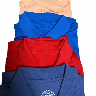 Men’s Medium Assorted Golf Polo Shirt Lot – Nike, Adidas, Walter Hagen, St. John’s Bay & Coolibar