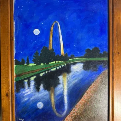Billy Furman Gateway Arch Moonlight Pain
