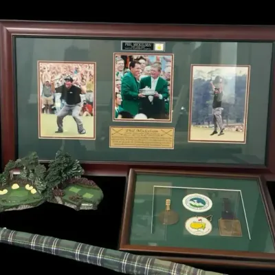 Phil Mickelson Masters & Augusta Golf Memorabilia Lot