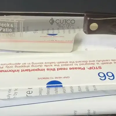 [3] Cutco 5” Petite Santoku Knife 2166 KQ with Box