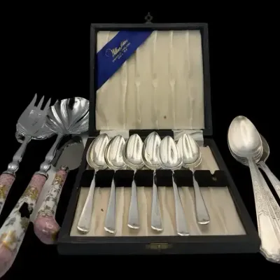 Vintage William Adams Sheffield & Rogers Flatware