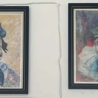 Sale Photo Thumbnail #3: Ar clown wall art