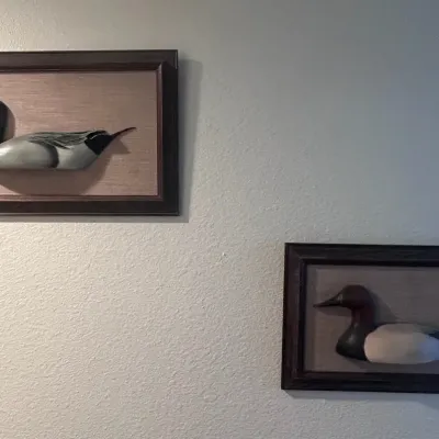 Sale Photo Thumbnail #20: D 2 3d duck wall art pieces
