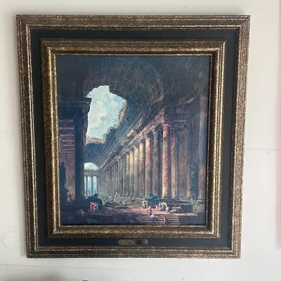 Sale Photo Thumbnail #7: Ar old temple hubert robert