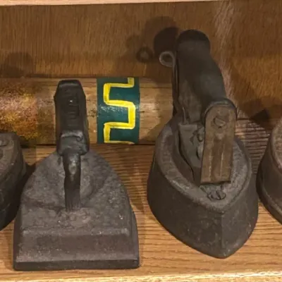 Sale Photo Thumbnail #43: D old metal irons