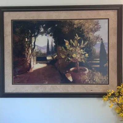 Sale Photo Thumbnail #11: Ar vinyard garden landsacpe wall art