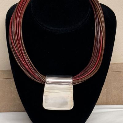 Sale Photo Thumbnail #488: 925 pendent on a multiple cord nk