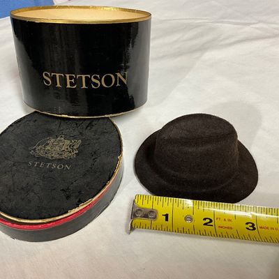 Sale Photo Thumbnail #374: Used as a promotional item to advertise the Stetson Hat.  Same material was used.