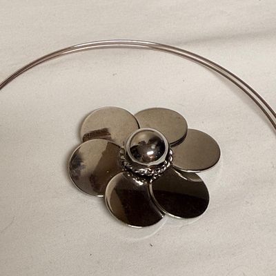Sale Photo Thumbnail #548: Silver and crystal clear pendants