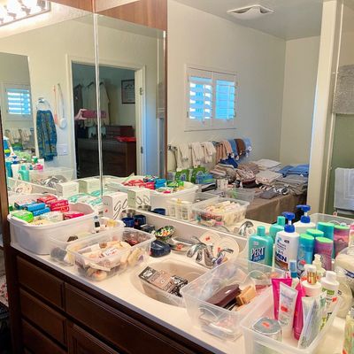Sale Photo Thumbnail #19: Assortment of bathroom toiletries and personal care products