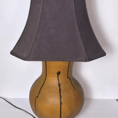 Southwestern Style Terra Cotta Table Lamp 28”