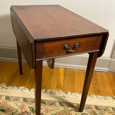 Willet Cherry Drop Leaf Side Table